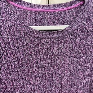 Women's Purple Knit Sweater